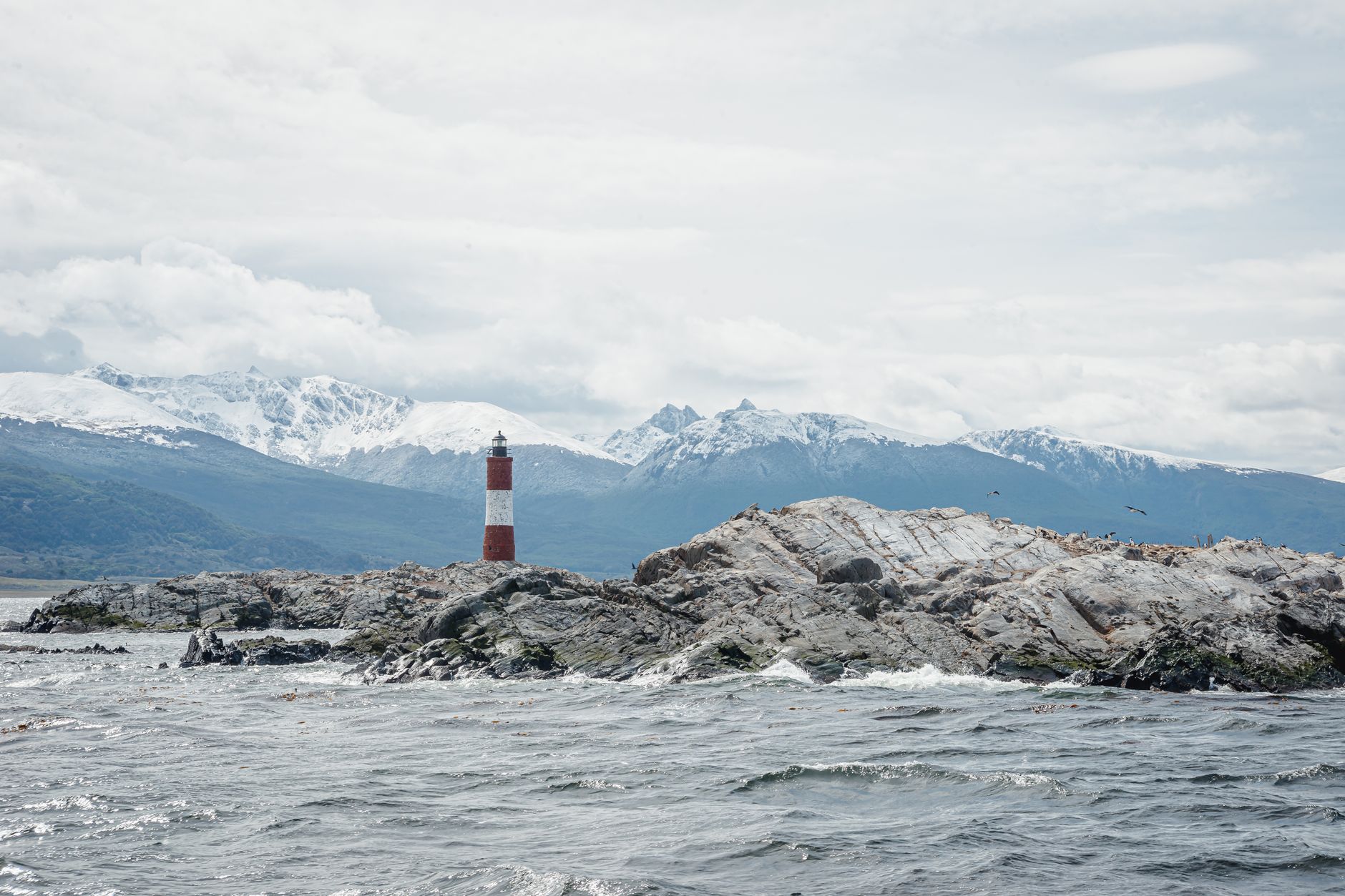 Wild coastal landscape in Northern Patagonia Chile